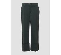 Baumwoll-Culotte mit Bügelfalte und fixiertem Umschlag 48 grün 2168880.6933.48