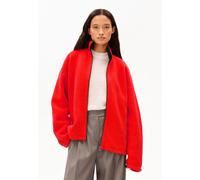 ARMEDANGELS COTTON FLEECE Damen Jacke aus Bio-Baumwolle mars red M