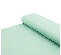 Baumwoll - Jersey interlock brushed super weich grün - Meterware ab 25 cm x 150 cm - Stoff zum Nähen