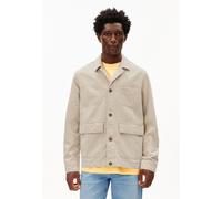 BAUMWOLL-LEINEN-JACKE | Bio-Baumwoll-Mix - beige (S)