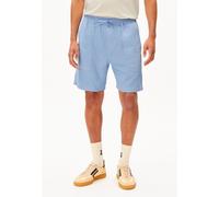 BAUMWOLL-LEINEN SHORTS | Leinen-Mix - blau (33)