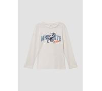 Baumwoll-Longsleeve mit Frontprint 116/122 grau 2171764.9001.116_122