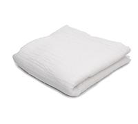 Baumwoll Musselin Stoff Double Gauze, Doppelgaze 50 x 130 cm (Weiß)