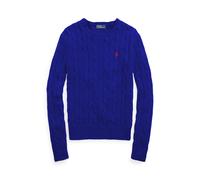Polo Ralph Lauren Strickpullover mit Zopfmuster Modell 'JULIANNA' in Blau, Größe M