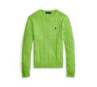Polo Ralph Lauren Strickpullover mit Zopfmuster Modell 'JULIANNA' in Hellgruen, Größe S
