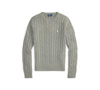 Polo Ralph Lauren Damen Strickpullover aus Baumwolle, grau, Gr. XL