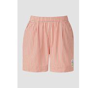 Baumwoll-Streifenshorts mit Elastikbund 34 Orange 2163667.20G0.34