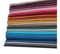 Baumwoll Sweat Stoff Eike angeraut melange - Eike melange von Swafing