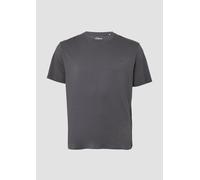 Baumwoll-T-Shirt mit Logo-Print 5XL grau 2176596.9576.5XL