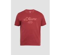 s.Oliver Baumwoll-T-Shirt mit Logo-Print