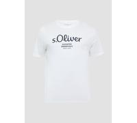 s.Oliver Baumwoll-T-Shirt mit Logo-Print