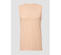 Baumwoll-Tanktop mit Flammgarnstruktur 3XL Orange 2166833.2018.3XL