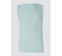 Baumwoll-Tanktop mit Flammgarnstruktur 5XL türkis 2169662.6092.5XL