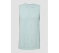 Baumwoll-Tanktop mit Flammgarnstruktur M türkis 2166833.6092.M