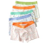 Baumwoll-Unterwäsche für Jungen, Kleinkinder, Boxershorts, Unterwäsche, gemischte Farben, 5 Stück, kleine Jungen, große Jungen, Gb280, 16-18 Years