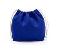 Baumwollbeutel Große Baumwoll-Aufbewahrungstasche mit Kordelzug, strukturierter Canvas-Beutel for empfindliche Kosmetika, vielseitig einsetzbarer Reise-Organizer(Royal blue)