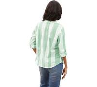 Baumwollbluse grün-weiß-kariert 40