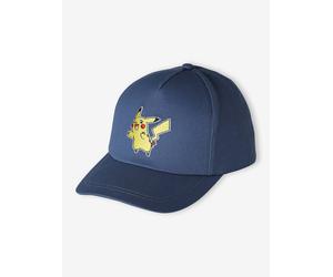 Baumwollcap mit Pikachu-Stickerei Kinder POKEMON jeansblau Gr. 104/116