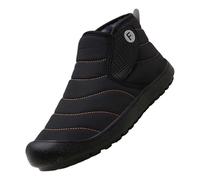 Baumwolle Stiefeletten Herren,High Top Winterschuhe Herren,Warme GefüTtert Schuhe,Slip On Winterstiefel,Verdickte Thermostiefel,Rutschfeste Schneeschuhe,Outdoorschuhe,Wanderschuhe Trekkingschuhe