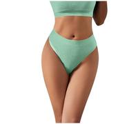Baumwolle Unterhosen Damen Tanga, Unterwäsche Damen Panty, String Tangas Nahtlos Seamless Ohne Naht Slips Unsichtbare Panties Skiny Atmungsaktiv Schlüpfer Invisible Thongs Einfarbig Slip Taillenslip