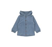 Baumwollfleece-Kinder Kapuzenpullover Faded Denim Melange Mikk-Line Größe: 56