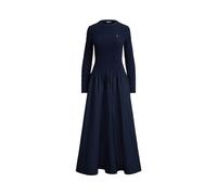 Baumwollkleid mit Zopfmuster-Oberteil XL Blue
