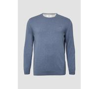 Baumwollpullover mit Logo-Stickerei 3XL blau 2174101.53W0.3XL