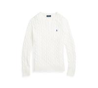 Polo Ralph Lauren Cotton Cable Pullover White Weiß L
