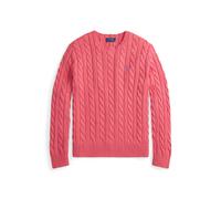 Polo Ralph Lauren Cotton Cable Pullover Pale Red Rot XXL