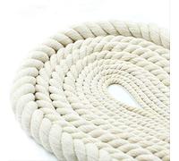 Baumwollseil Seil Kordelband Tau 8mm 5M Baumwollkordel Kordel Tauseil Makramee Garn für DIY Handwerk Dekoration Garten Cotton Rope Beige