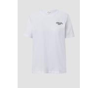 Baumwollshirt mit Front- und Backprint | Volksfest 36 weiß 2176661.01D4.36