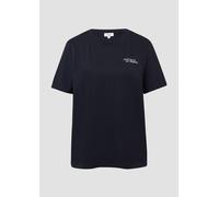 Baumwollshirt mit Front- und Backprint | Volksfest 38 schwarz|weiß 2176661.99D3.38