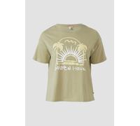 Baumwollshirt mit Frontprint 46 grün 2171552.72D0.46