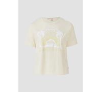 Baumwollshirt mit Frontprint 50 Beige 2171552.08D0.50