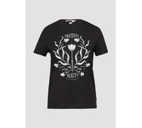 QS Baumwollshirt mit Frontprint