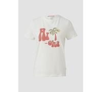 Baumwollshirt mit Frontprint XL creme 2167421.02D0.XL