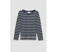 Baumwollshirt mit Stickerei und Glitzergarn 104/110 blau 2152153.59G1.104_110