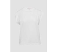 Baumwollshirt mit überschnittenen Schultern S weiß 2165263.0100.S