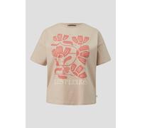 Baumwollshirt mit überschnittener Schulter XL Beige 2169813.81D2.XL