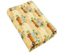 Baumwollstoff | Jerseystoff | Kinderstoff Safaritiere | 95% Baumwolle, 5% Elasthan | weich, stapazierfähig, elastisch, vielseitig zum Nähen | 50 cm x 150 cm | beige