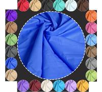 Baumwollstoff Meterware Uni Blau 240cm MAXI BREITE 50cm Länge 100% Baumwolle Patchwork Dekostoff Baumwolle Stoffe Einfarbig zum Nähen