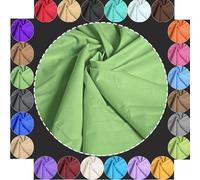 Baumwollstoff Meterware Uni Grün 240cm MAXI BREITE 50cm Länge 100% Baumwolle Patchwork Dekostoff Baumwolle Stoffe Einfarbig zum Nähen