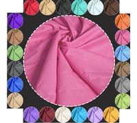 Baumwollstoff Meterware Uni Pink 240cm MAXI BREITE 50cm Länge 100% Baumwolle Patchwork Dekostoff Baumwolle Stoffe Einfarbig zum Nähen