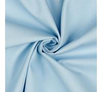 Baumwollstoff Popeline Cotton 100% Baumwolle | uni | Stoff zum Nähen | Meterware ab 50cm Länge x 150cm Breite (Light Blue)