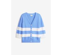 Baumwollstrickjacke mit Streifen 52/54 (XXL)