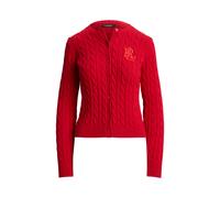 Lauren Ralph Lauren Damen Strickjacke aus Baumwolle, rot, Gr. XS