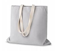 Baumwolltasche 380x420mm Aschgrau - 145g/m2