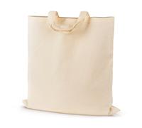 Baumwolltasche Ecru 380x420 mm 145 g Griff: 35cm - 145g/m2