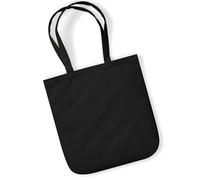 Baumwolltasche Shopper Westford Mill EarthAware Organic Spring Bag Schwarz