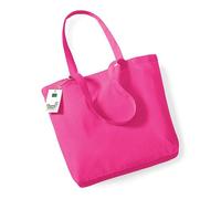 Baumwolltasche Shopper Westford Mill Organic Cotton Shopper Fuchsia